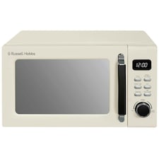 Russell Hobbs RHM2026C Cream Microwave 20L 800W Stylevia Digital with Defrost