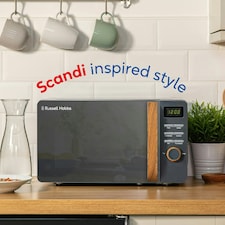 Russell Hobbs RHMD714G-MN Digital Microwave 17L 700W Scandi Grey thumbnail 3