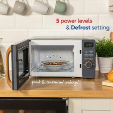 Russell Hobbs RHMD714G-MN Digital Microwave 17L 700W Scandi Grey thumbnail 6