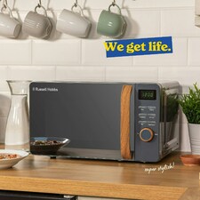 Russell Hobbs RHMD714G-MN Digital Microwave 17L 700W Scandi Grey thumbnail 7