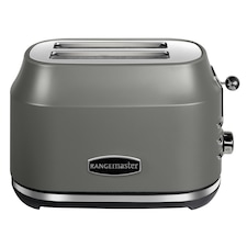 Rangemaster RMCL2S201GY Classic 2 Slice Toaster Matt Slate Grey | Grey