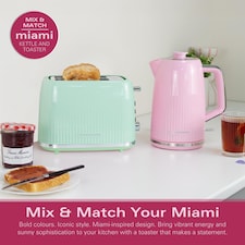 Hamilton Beach Miami Kettle & Toaster Set Mojito Mint thumbnail 9