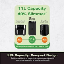 Hamilton Beach XXL Dual Stack 11L Air Fryer thumbnail 3