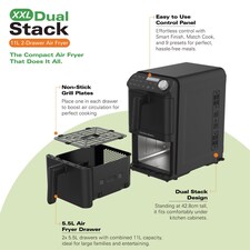 Hamilton Beach XXL Dual Stack 11L Air Fryer thumbnail 6