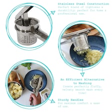 Argon Tableware Stainless Steel Potato Ricer - 25cm thumbnail 2