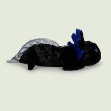 Warmies Black Axolotl Plush Microwaveable Weighted Cuddly Toy thumbnail 2