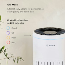 Bosch Air 2000 Air Purifier for up to 37.5 m² - Removes efficiently Dirt with HEPA Filter, Smart Sensor, Quiet Mode - Suitable for Allergy Sufferers thumbnail 3