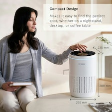 Bosch Air 2000 Air Purifier for up to 37.5 m² - Removes efficiently Dirt with HEPA Filter, Smart Sensor, Quiet Mode - Suitable for Allergy Sufferers thumbnail 5
