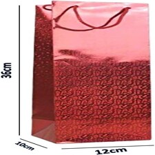 50 Assorted Holographic Wine Gift Bags | Multi thumbnail 6