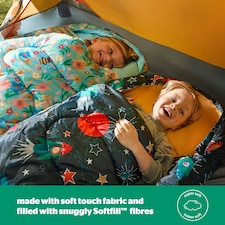 Silentnight Kids Mummy Sleeping Bag - Space | Multi | Space thumbnail 2