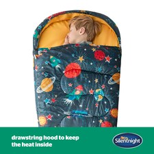 Silentnight Kids Mummy Sleeping Bag - Space | Multi | Space thumbnail 3