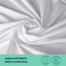 Silentnight Waterproof Mattress Protector, Pack of 2 | White | Single thumbnail 5