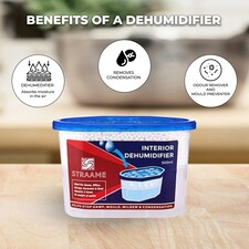 Straame Interior Dehumidifier, Long-Lasting, Perfect for Any Room, (Set of 5) thumbnail 3