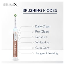 Oral-B Genius X Rose Gold Electric Toothbrush thumbnail 3