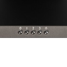 SIA CHL60BL 60cm Pyramid Chimney Cooker Hood Kitchen Extractor Fan In Black thumbnail 3