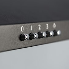 SIA CHL60BL 60cm Pyramid Chimney Cooker Hood Kitchen Extractor Fan In Black thumbnail 7