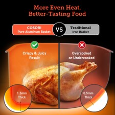 COSORI DUAL BLAZE 6.4 LITRE AIR FRYER thumbnail 7