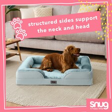 Snug Orthopaedic Pet Bed - Blue | Blue | M thumbnail 5