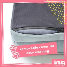 Snug Orthopaedic Pet Bed - Blue | Blue | M thumbnail 8