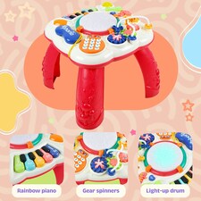 Little Star Musical Fun Activity Table - Early Learning Musical Activity Toy Multi thumbnail 2