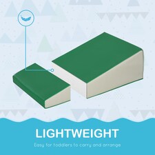 HOMCOM 5 Piece Soft Safe Foam Playset Climb and Crawl Activity Toy for Toddler thumbnail 3