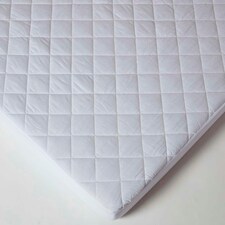 Homescapes Quilted Waterproof Mattress Protector - Euro 90 x 200 cm | White | Single thumbnail 4