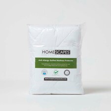 Homescapes Anti Allergy Mattress Protector - King Size | White | King thumbnail 7