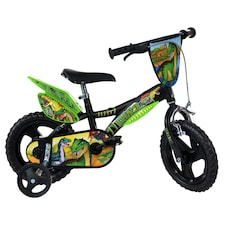 Dino Kids Bike Dinosaur 12 Inch Bicycle Black