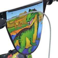 Dino Kids Bike Dinosaur 12 Inch Bicycle Black thumbnail 2