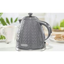 Daewoo Argyle Collection, 2 Slice Toaster & Kettle Set-Grey thumbnail 3