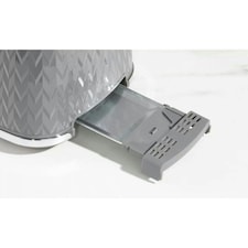 Daewoo Argyle Collection, 2 Slice Toaster & Kettle Set-Grey thumbnail 7
