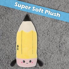 Pencil Soft Toy Cute Plushie Huggable Cuddly Stuffed Toy 16cm Yellow thumbnail 10