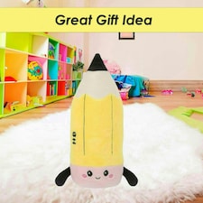 Pencil Soft Toy Cute Plushie Huggable Cuddly Stuffed Toy 16cm Yellow thumbnail 3