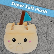 Sandcastle Soft Toy Cute Plushie Huggable Cuddly Stuffed Toy 27cm Brown thumbnail 10