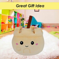 Sandcastle Soft Toy Cute Plushie Huggable Cuddly Stuffed Toy 27cm Brown thumbnail 8