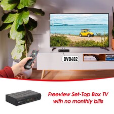Twin Tuner Freeview HD TV Set Top Box - Record 2 Channels Simultaneously - PVR & Media Player, EPG & Subtitles, HDMI & SCART Output - August DVB482 thumbnail 4