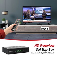 Freeview HD TV Set Top Box Receiver, 1080P, PVR with 32GB USB Stick Included, USB PVR & Media Player, EPG & Subtitles, HDMI & SCART Output - August DVB415 thumbnail 2
