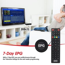 Freeview HD TV Set Top Box Receiver, 1080P, PVR with 32GB USB Stick Included, USB PVR & Media Player, EPG & Subtitles, HDMI & SCART Output - August DVB415 thumbnail 4