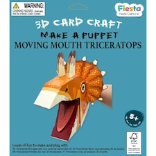 Triceratops Puppet Craft Kit