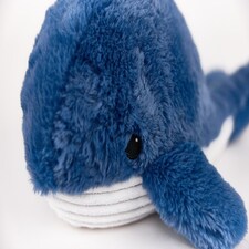 Warmies Plush Blue Whale Microwavable LARGE thumbnail 5