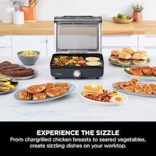 Ninja Sizzle Low Smoke Indoor Grill & Flat Plate GR101UK thumbnail 2