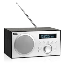 DAB/DAB+/FM Radio, Dual Alarm Clock, Bluetooth Speaker, USB MP3 Playback, 3.5mm AUX In - August MB420B
