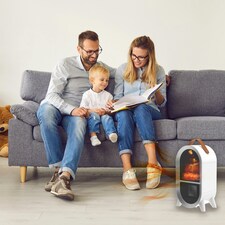 SmartAir Glow Heat Portable Electric Fan Heater (Black) thumbnail 10