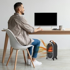 SmartAir Glow Heat Portable Electric Fan Heater (Black) thumbnail 9