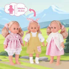 15-Piece Baby Doll Playset – 14" Realistic Doll with Outfits & Portable Storage Bag thumbnail 3