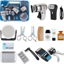 Stylist Hairdresser Barber Salon Tool Role Play Set Realistic Toys with Accessories Included - Great Pretend Play Set for Kids Brand