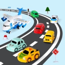 Transport Cargo Airplane Car Toy Play Set – Transforming Airplane with Vehicles, Tracks & City Map – 3-in-1 Imaginative Play for Kids Ages 3+ thumbnail 3