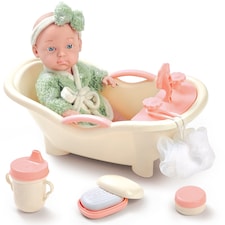 My First Baby Doll Set with Accessories – Realistic Baby Doll for Toddlers with Interactive Features thumbnail 2