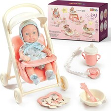 My First Baby Doll Set with Accessories – Realistic Baby Doll for Toddlers with Interactive Features thumbnail 3
