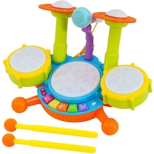 Beginners Musical Table Top Drum Kit Play Set thumbnail 3